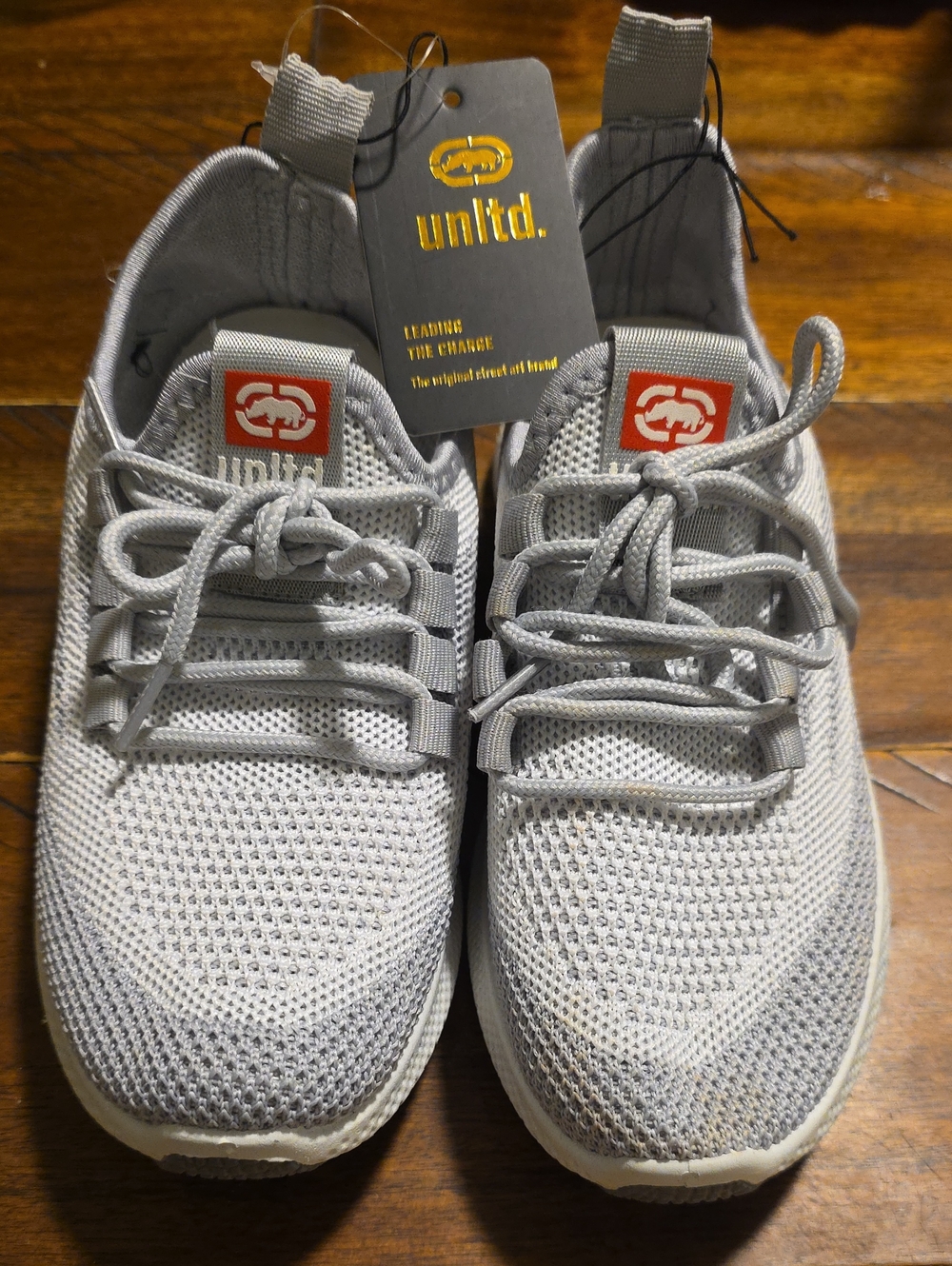Ecko Unlimited Kids Gray Knit Sneakers